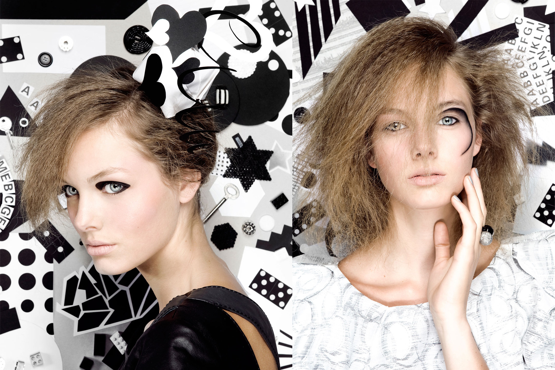 Beauty - doctor-fashion - Toeps - Visagie-magazine - graphic - blackwhite (spread 2)