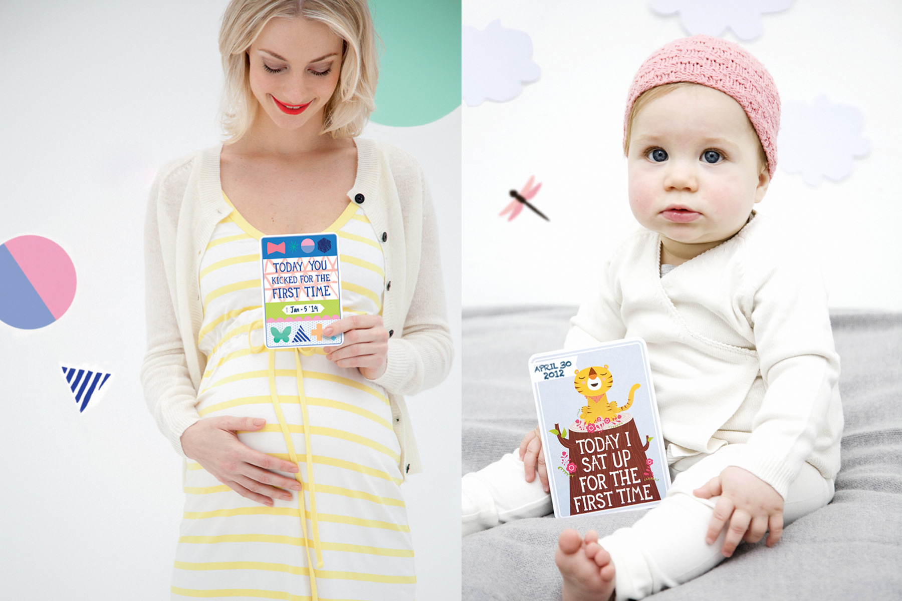 Branding - kids - Milestone Pregnancy Cards - Milestone Baby Cards - doctor fashion - Charlotte Marres - Ingeborg van der Does (spread 4)