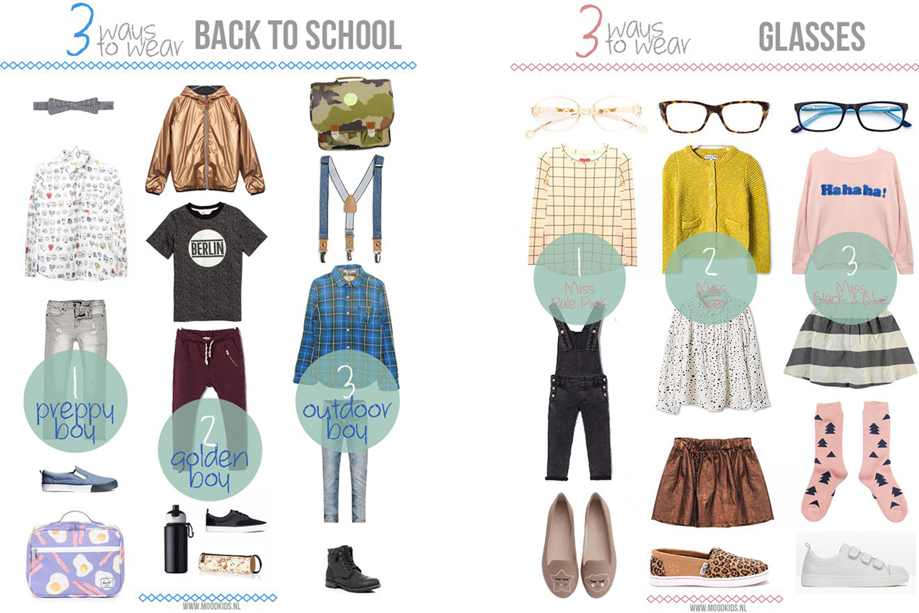 Kids - Moodkids - doctor fashion - blog - 3 ways to wear - boys - back to school - girls - glasses (spread 1)